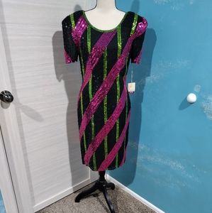 Vintage Nadine boutique sparkling dress